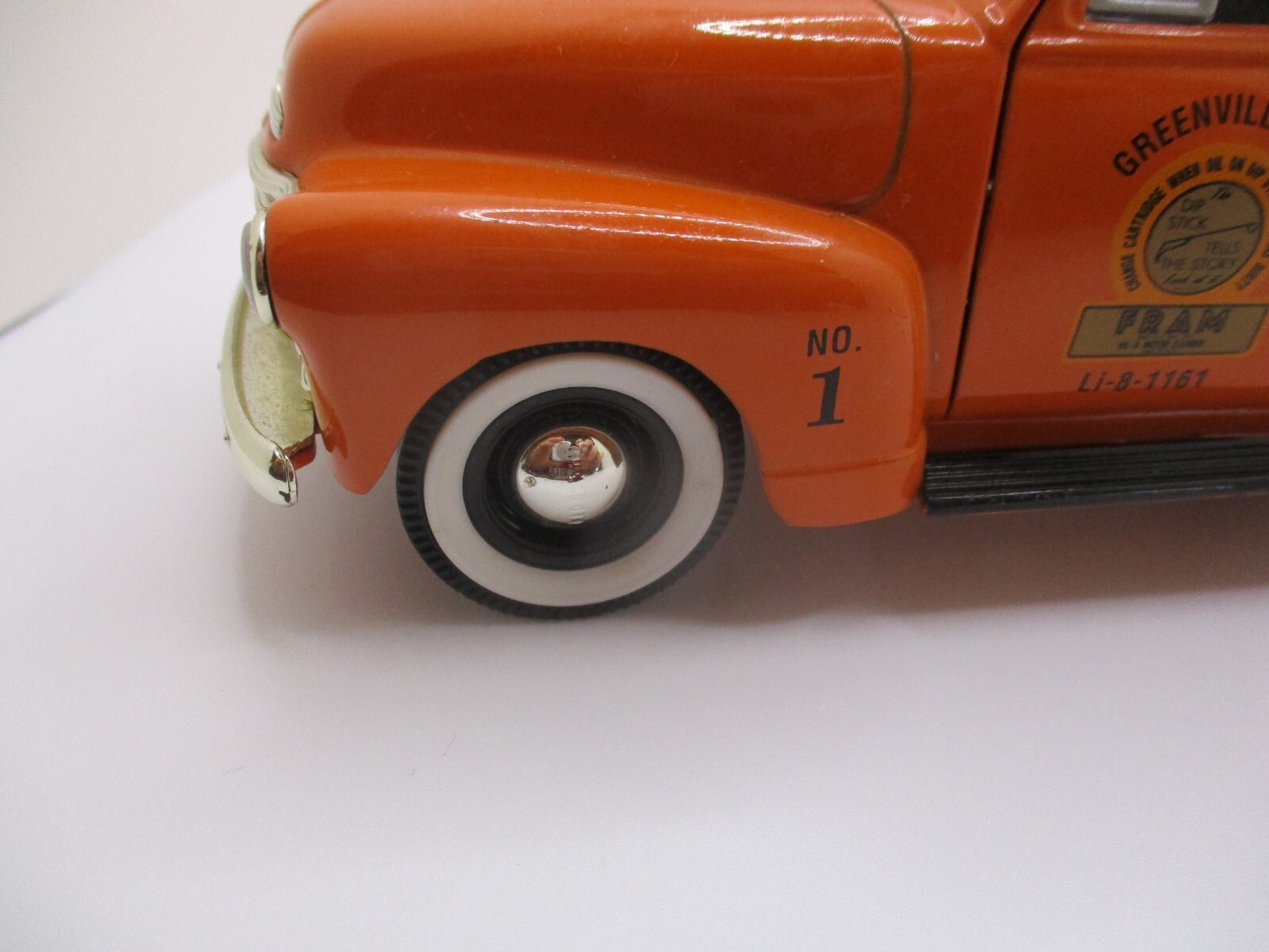 Fram GREENVILLE O. 1952 Chevrolet 3100 Panel No.1 SpecCast Die Cast Collectible