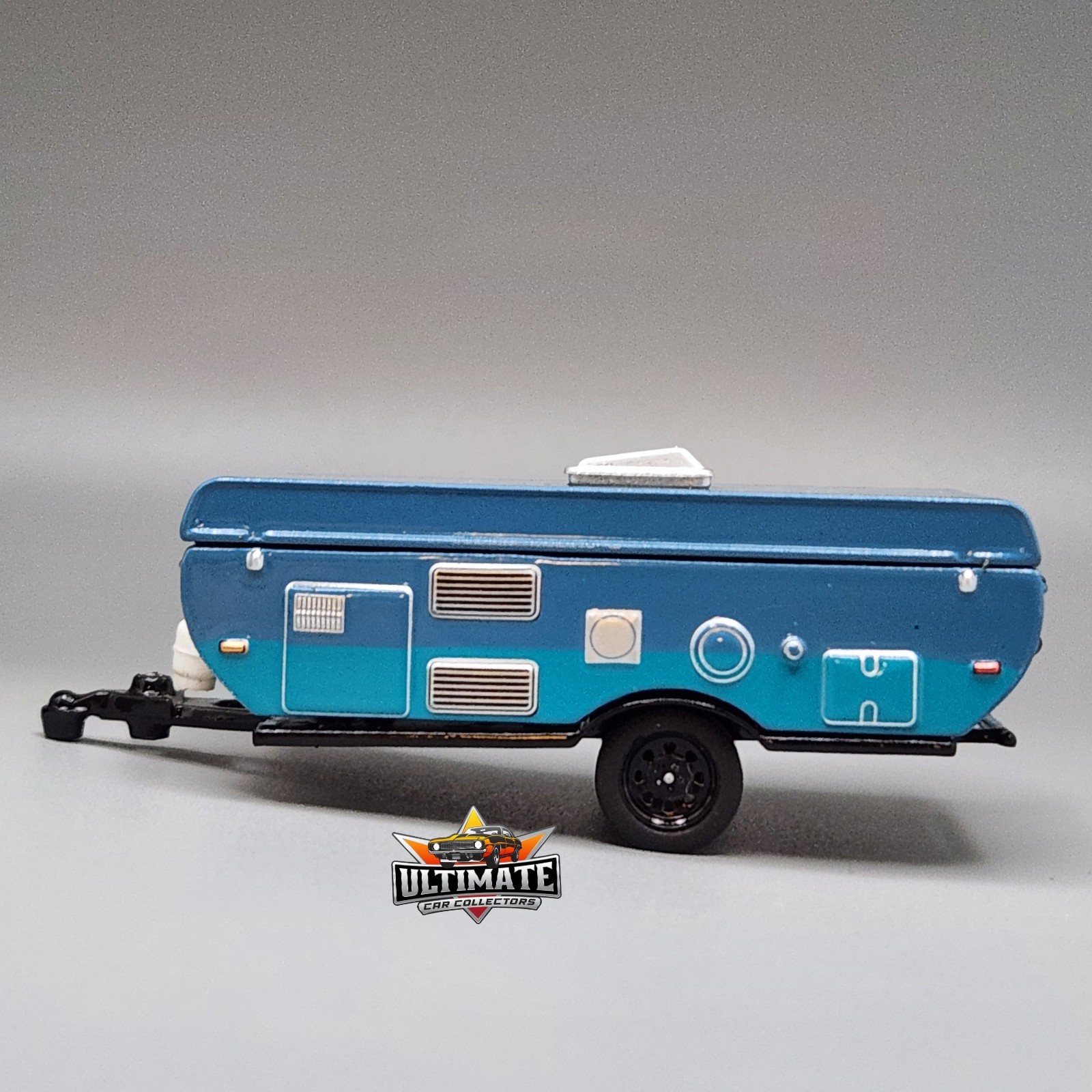 Pop-Up Camper Trailer Collectible 1/64 Scale Diecast Model Collector Car