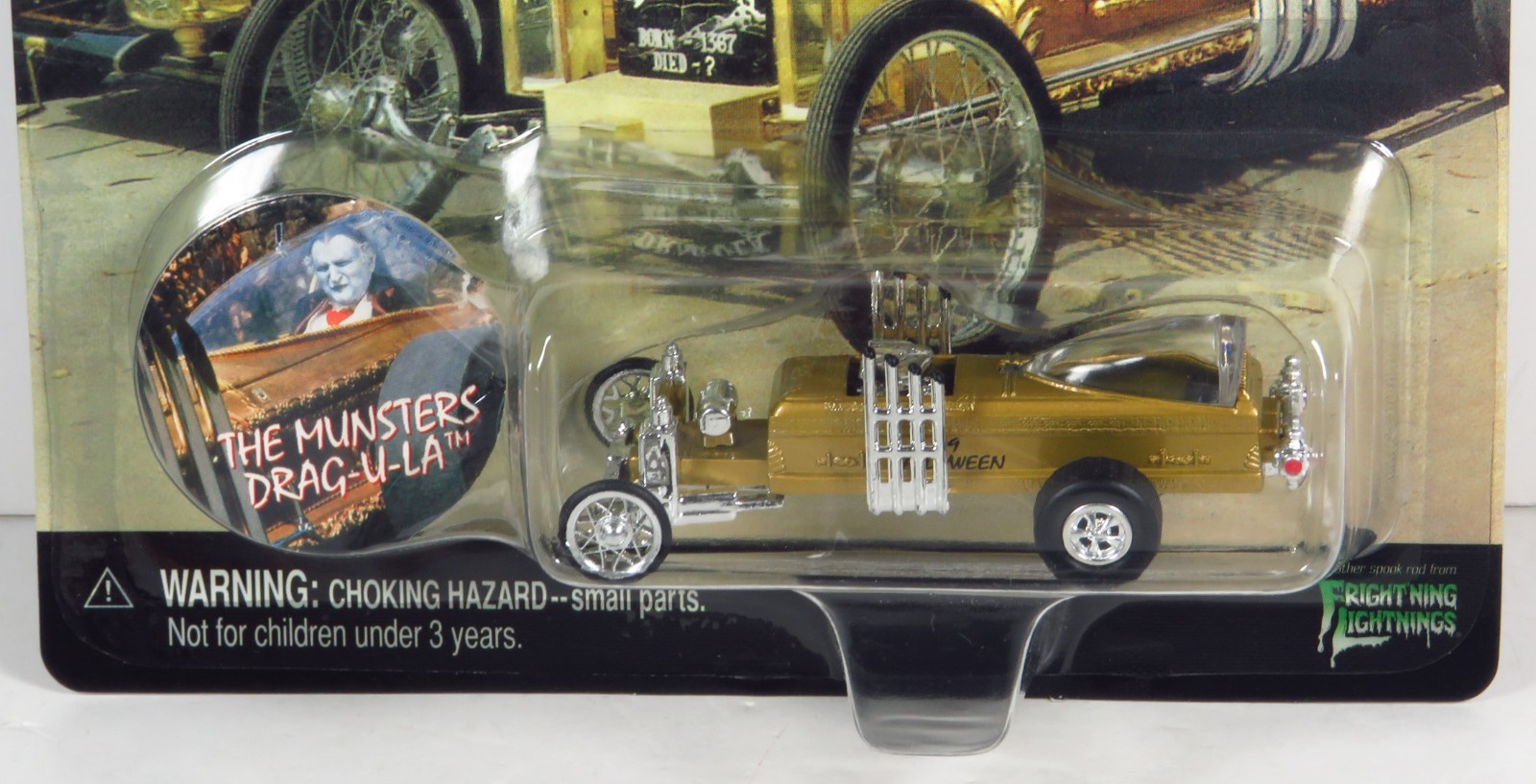 Johnny Lightning Frightning Lightnings 1999 Halloween The Munsters Drag-U-LA