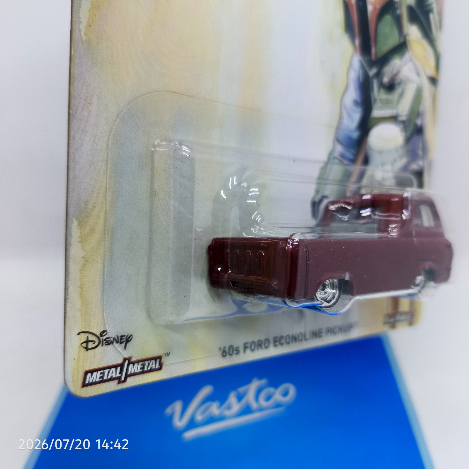 Hot Wheels ERROR NO TAMPO Star Wars 60s Ford Econoline Pickup ”Boba Fett” DWH21
