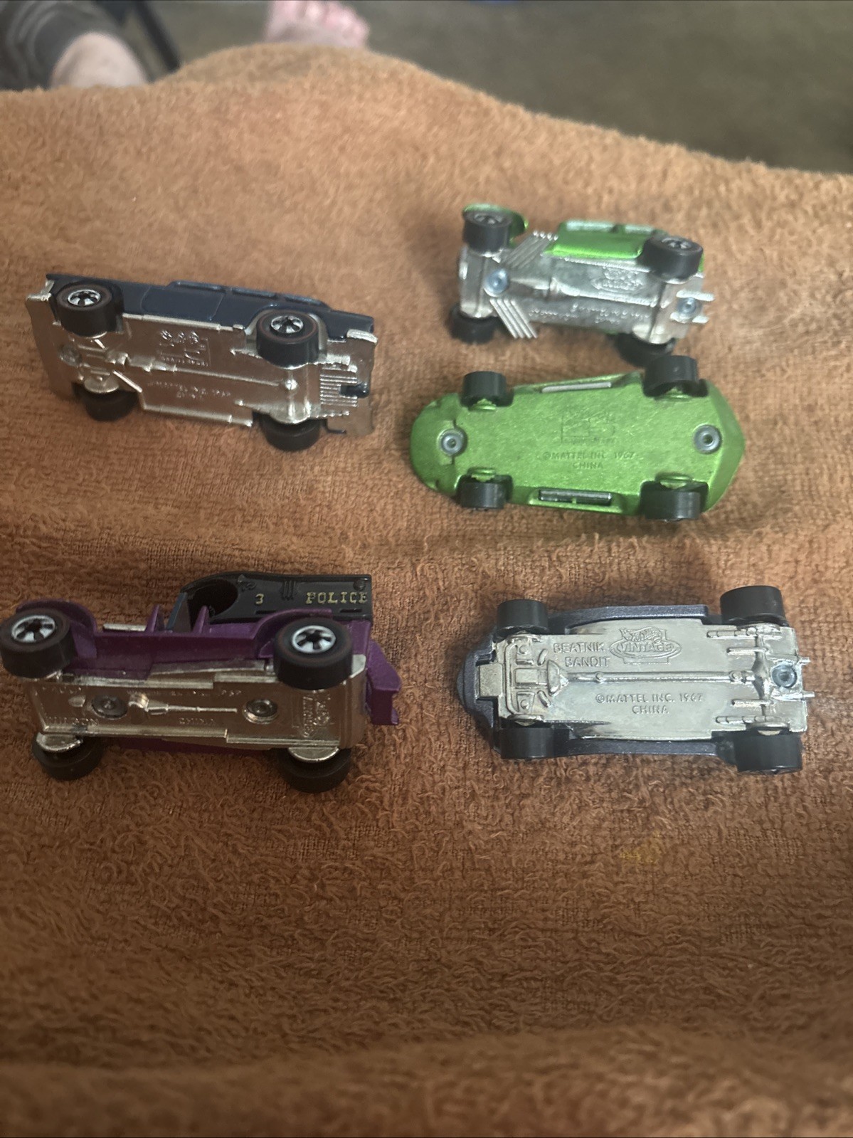 B-SET OF 5 LOOSE 1:64 HOT WHEELS 1992-93 25TH & VINTAGE COLLECTION