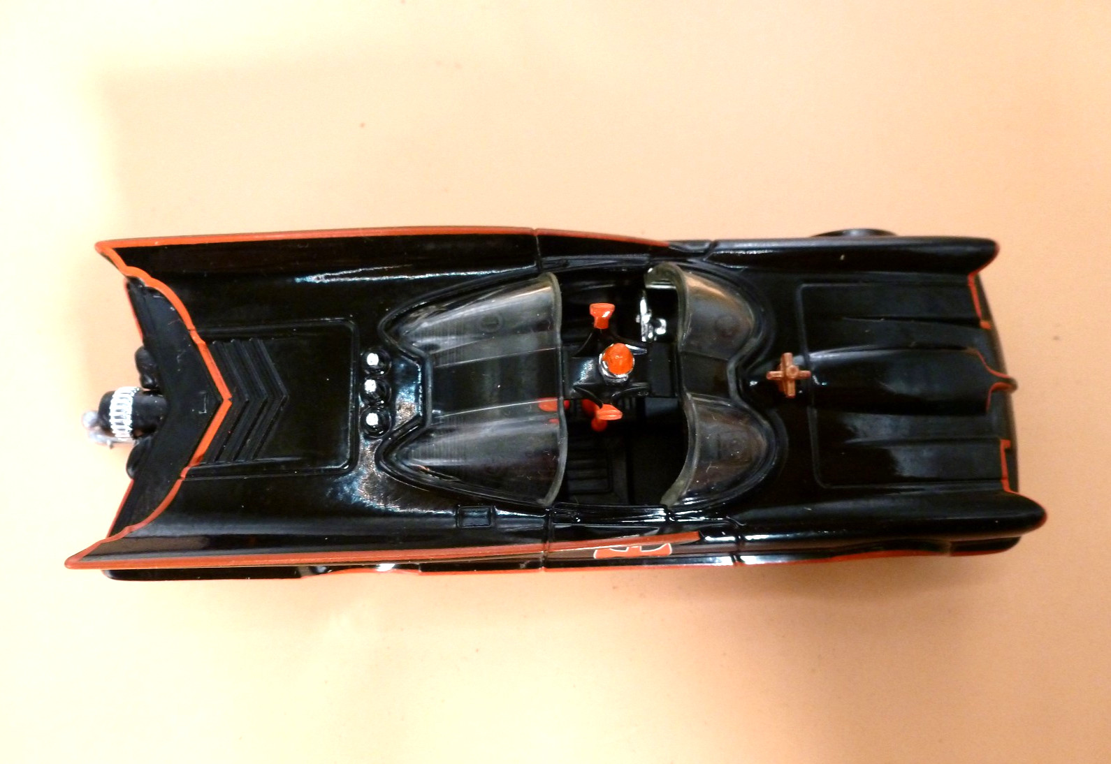 Mattel Batman Diecast Batmobile w/Hitch & Display Box For Promotional Use Only