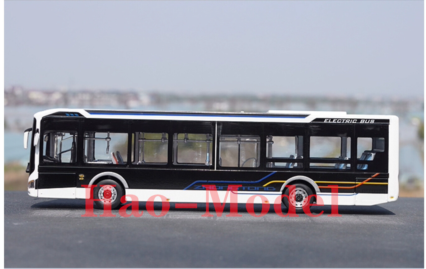 1:42 Zhongtong LCK6126EVGRA1 Bus Model Alloy Diecast Hobby Toys Collection White