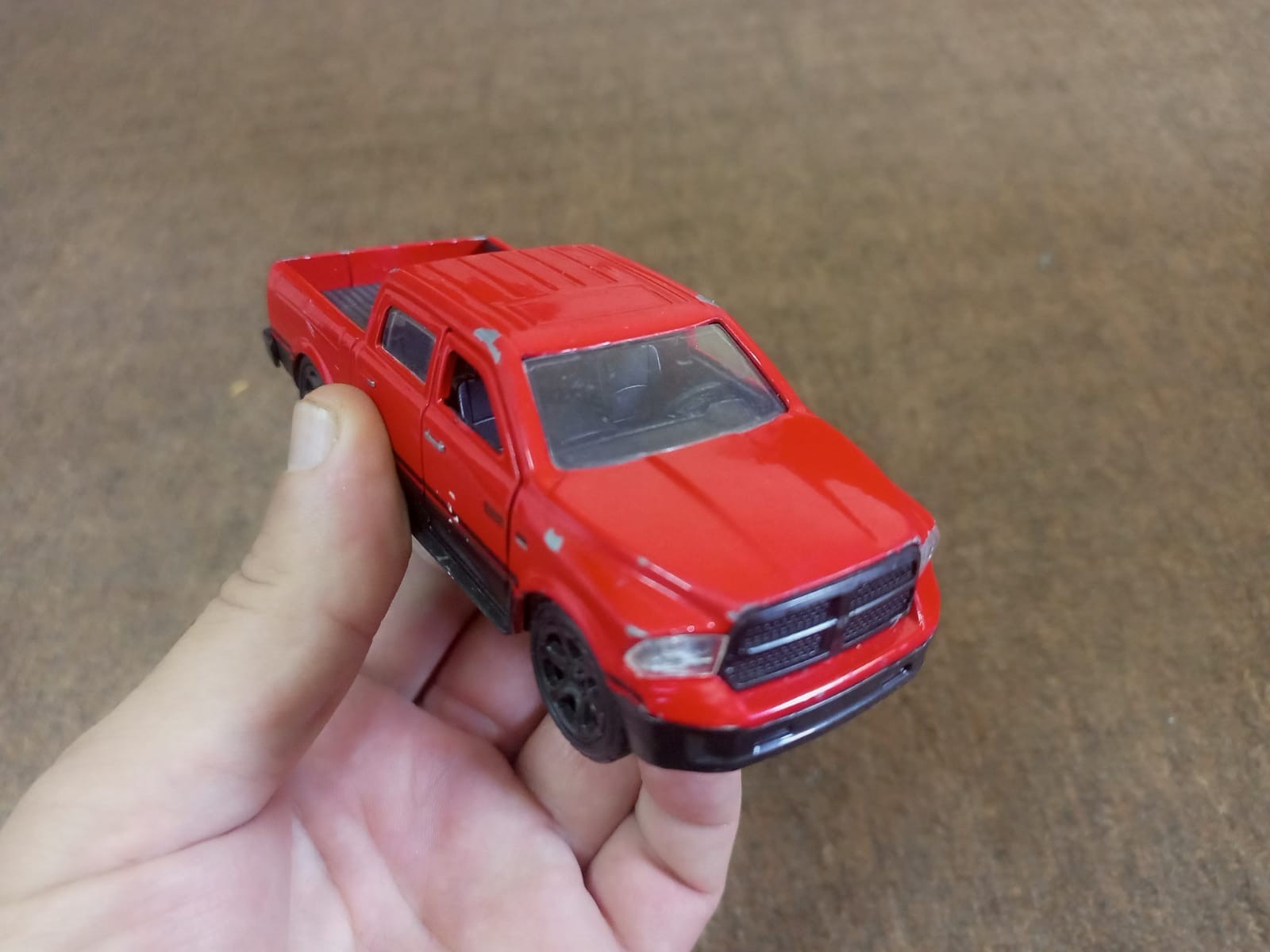 Kinsmart Dodge Ram 1500 Red Diecast Truck 1:46 Scale