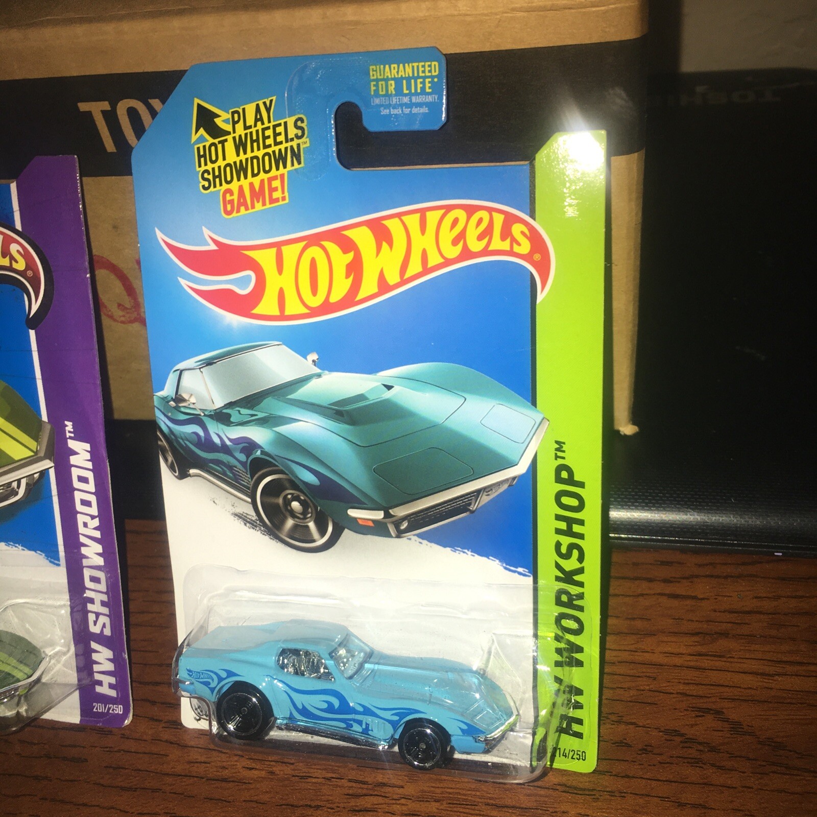 Hot Wheels HW Showroom ’69 Corvette Green & Blue Kmart KDays Color Exclusive Lot