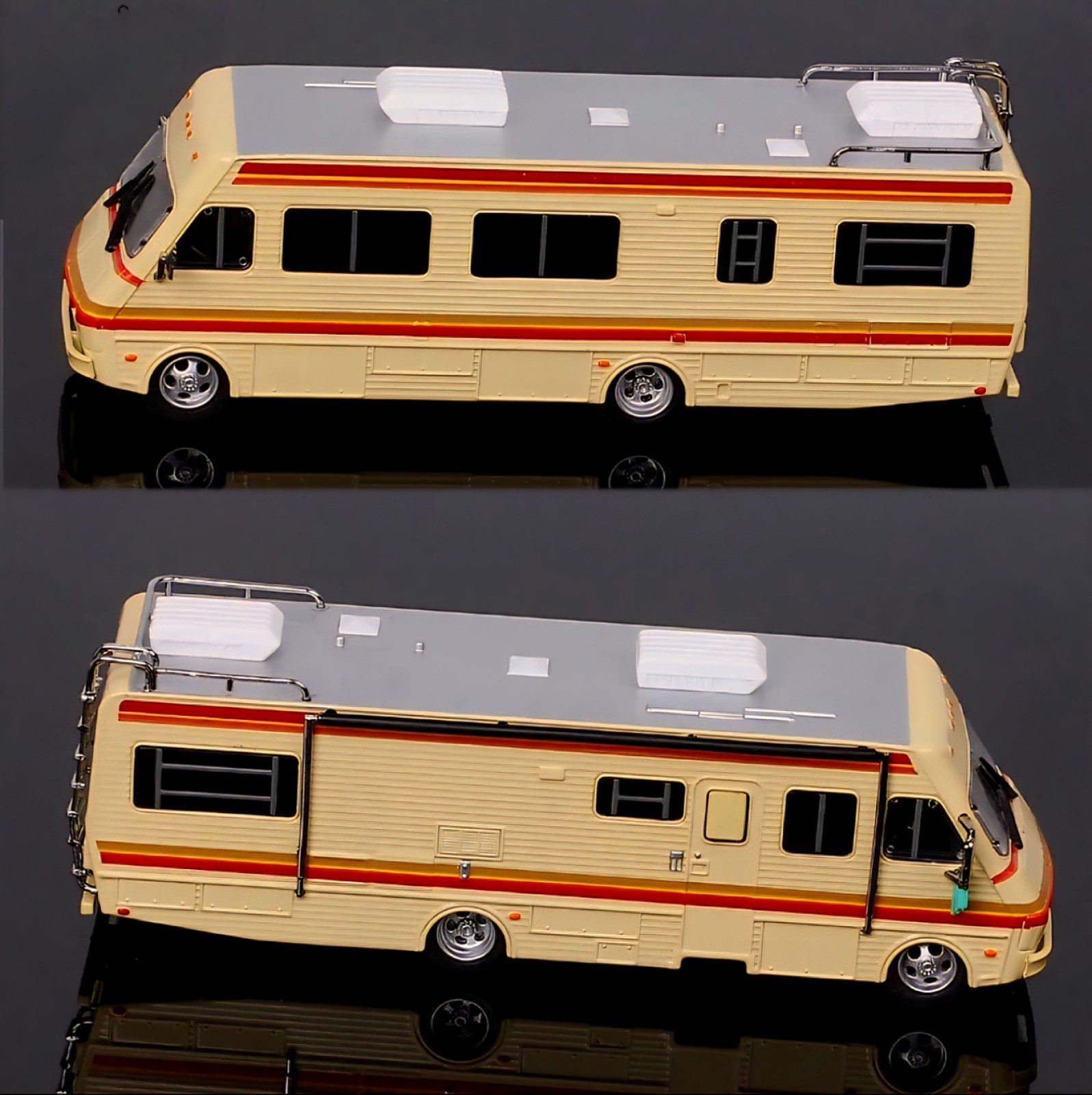 1986 Fleetwood Bounder Motorhome 1:64 Scale Diecast Model