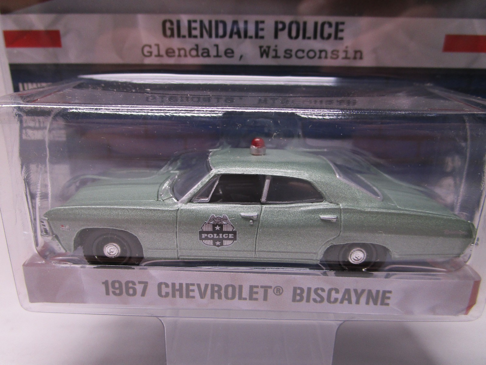 Greenlight Hot Pursuit Series 18 1:64 1967 Chevrolet Biscayne Glendale WI Police