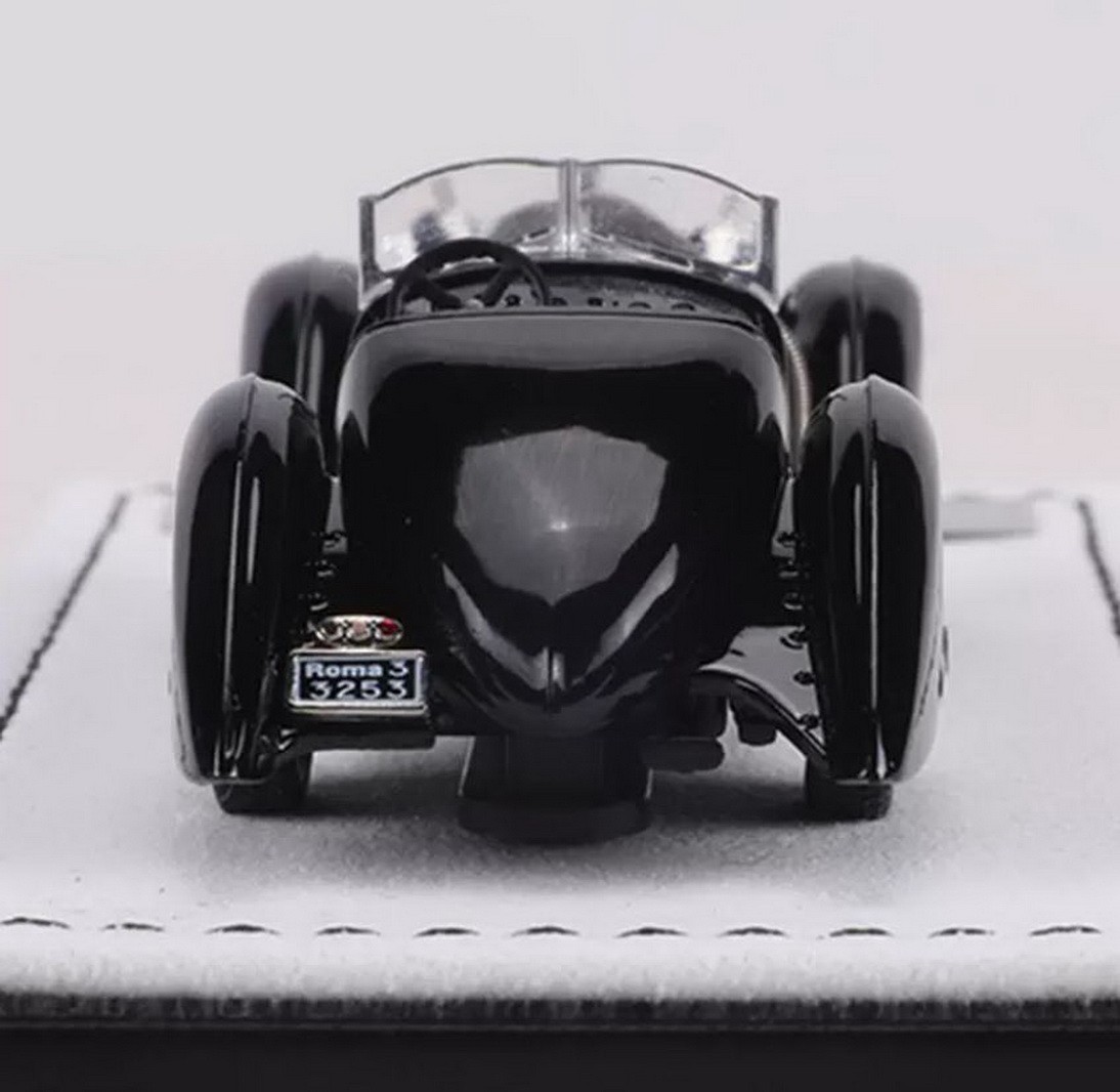 GFCC 1/64 Scale Mercedes-Benz SSK 1930 Black Diecast car Model Toy 7cm long