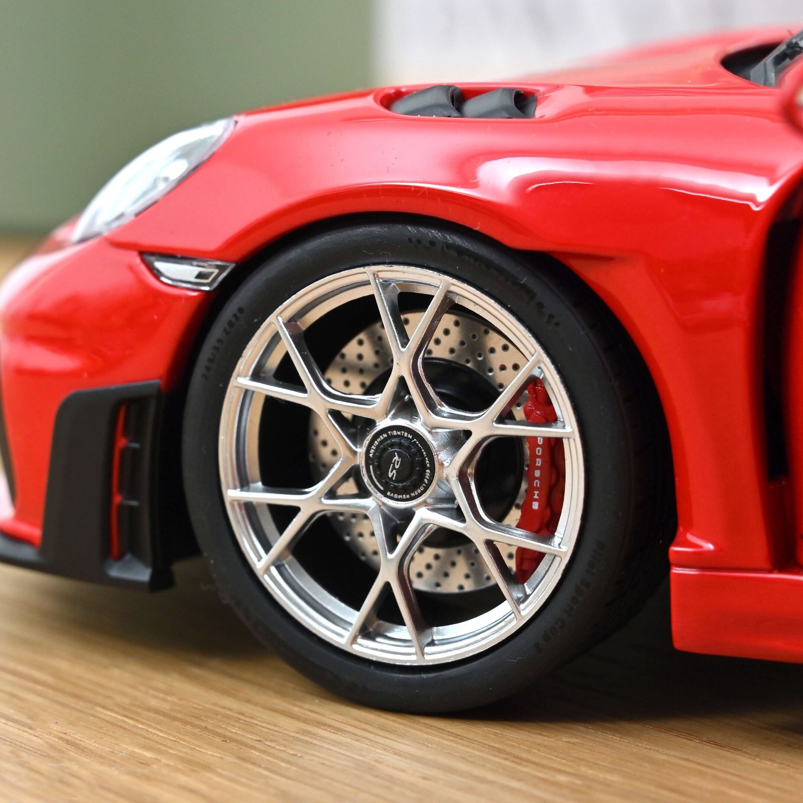 Porsche 718 Spyder RS 2023 Guards Red in 1:18 scale by Norev