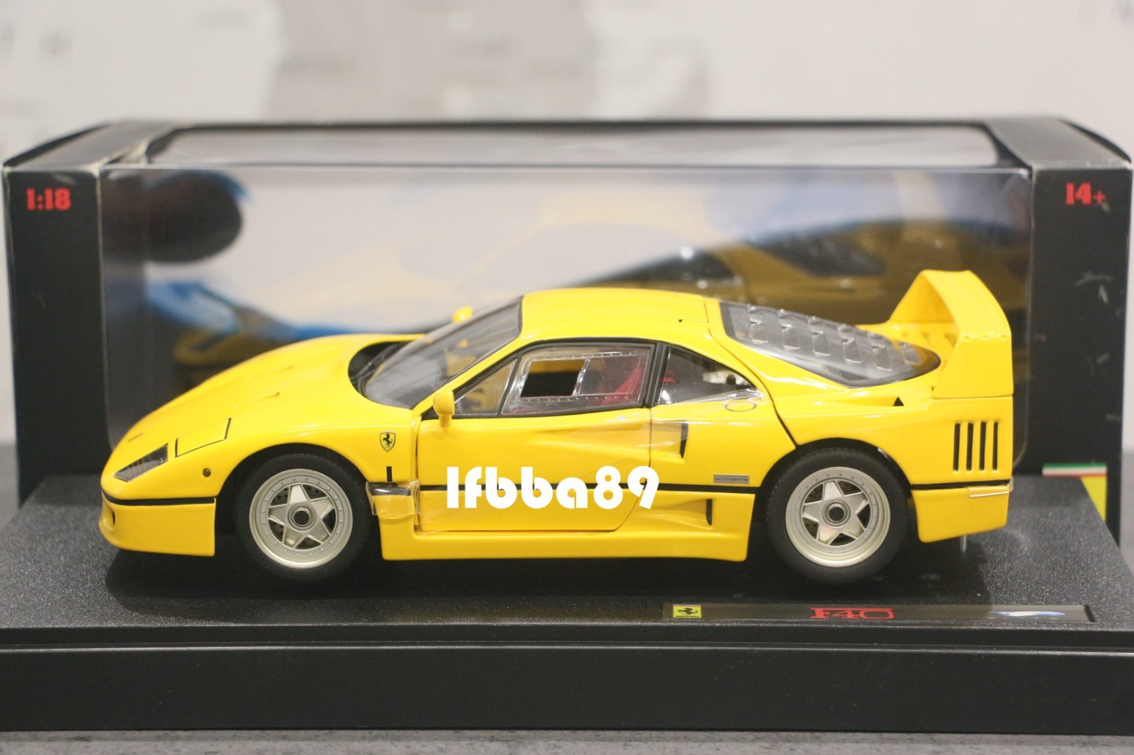 HOTWHEELS ELITE 1/18 FERRARI F40 YELLOW 法拉利精細版 黃 全新未拆 BRAND NEW UNOPEN