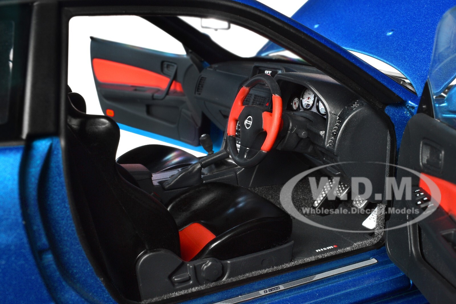 NISSAN SKYLINE GT-R R34 NISMO Z-TUNE RHD BAYSIDE BLUE 1/18 BY AUTOART 77462