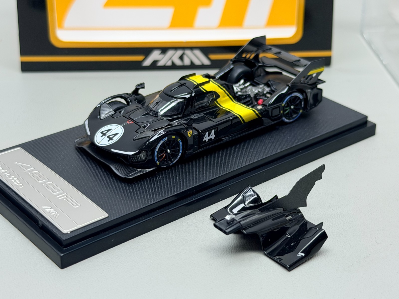 HKM 1/64 Ferrari 499P Hypercar Le Mans Alloy Car Model