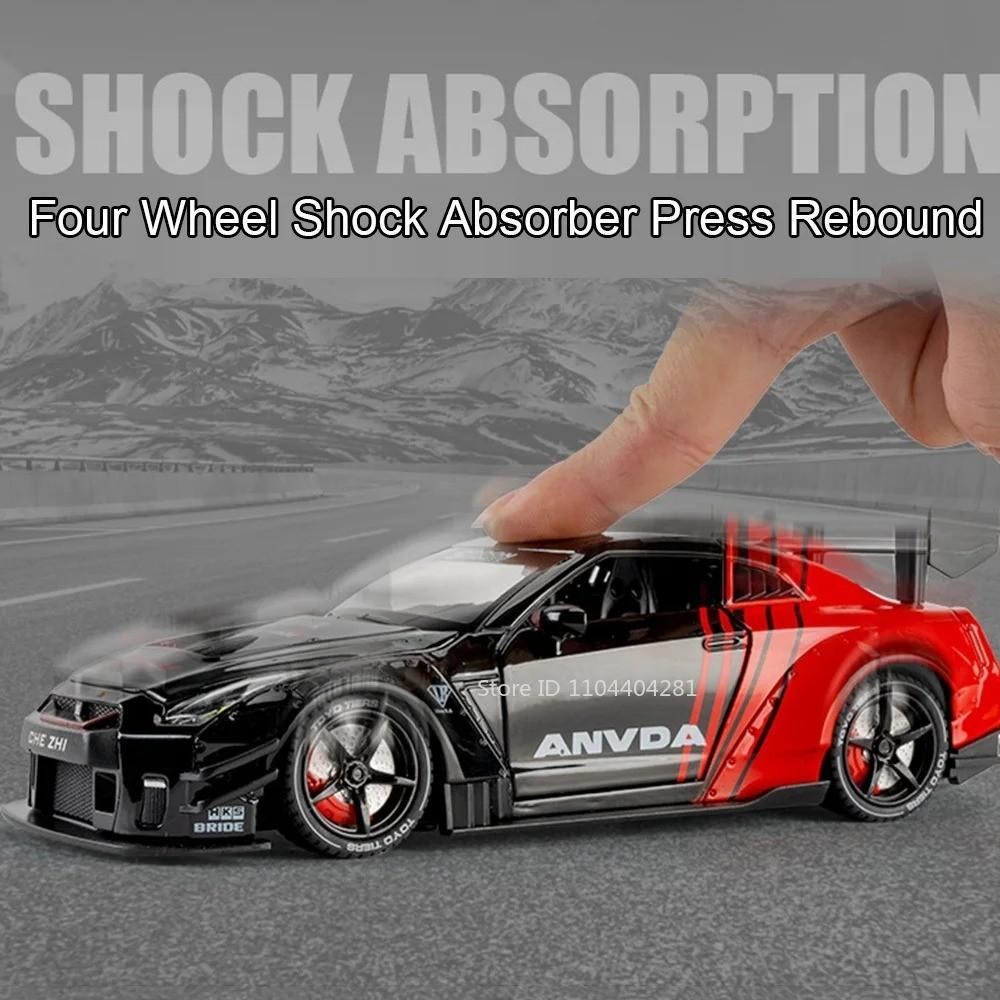 1:24 Nissan GTR Skyline Ares Car Diecast Alloy Model Metal Collection Gift NEW