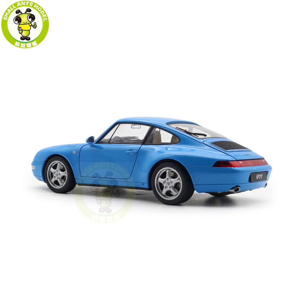 1/18 AUTOart 78133 Porsche 911 993 Carrera Blue Metallic Diecast Model Car