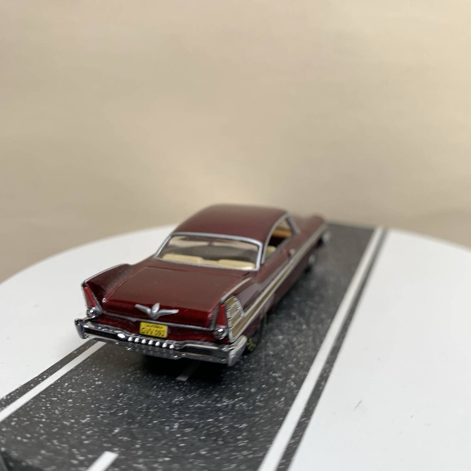 Hot Wheels 100% Collectibles 1957 Plymouth Fury Dragster Dark Red/Gold 1:64 NM