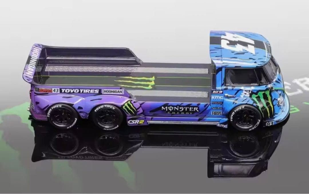 Monster Energy Hoonigan Pickup Trailer Model Unused