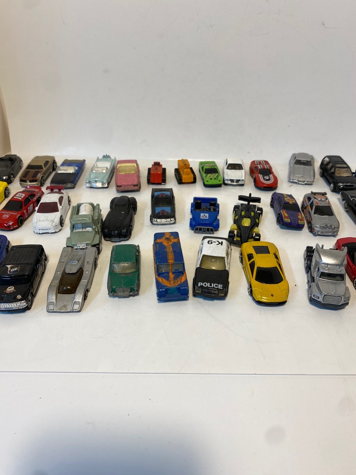 Lot of 185 Matchbox cars, trucks, and other equipment HO scale