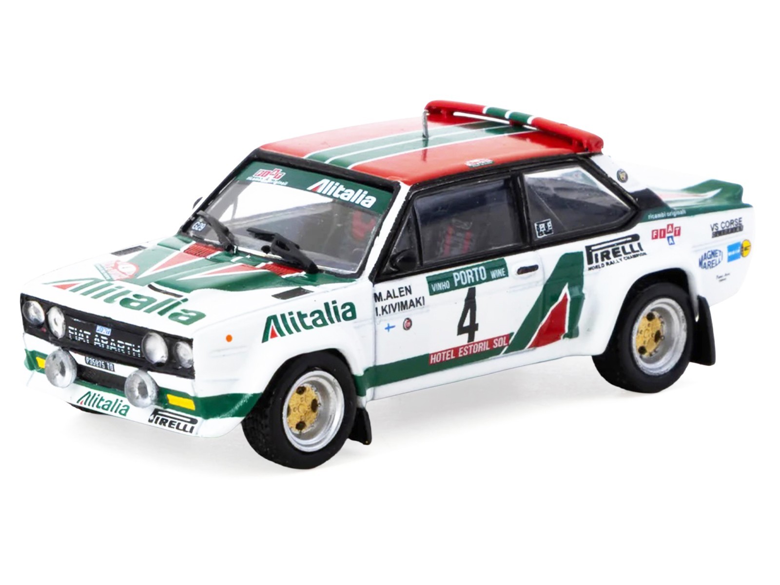 FIAT 131 ABARTH RALLY #4 WINNER RALLYE PORTUGAL 1978 1/64 TARMAC T64-094-78RP04