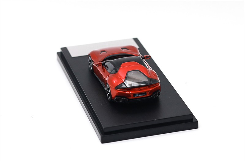 7CM Model 1:64 12 Cilindri Coupe Metallic Red Diecast Model Car