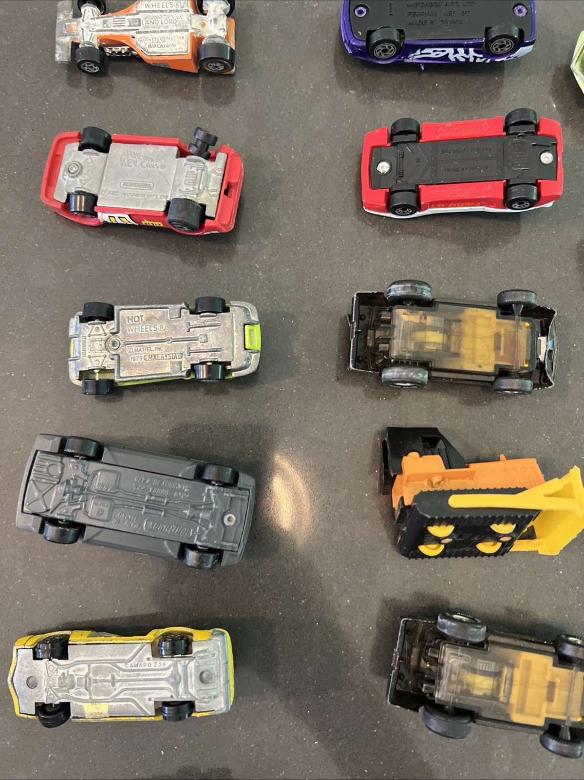 Lot Of 32 Diecast & Plastic Vintage Cars Trucks Mixed Brands See Description
