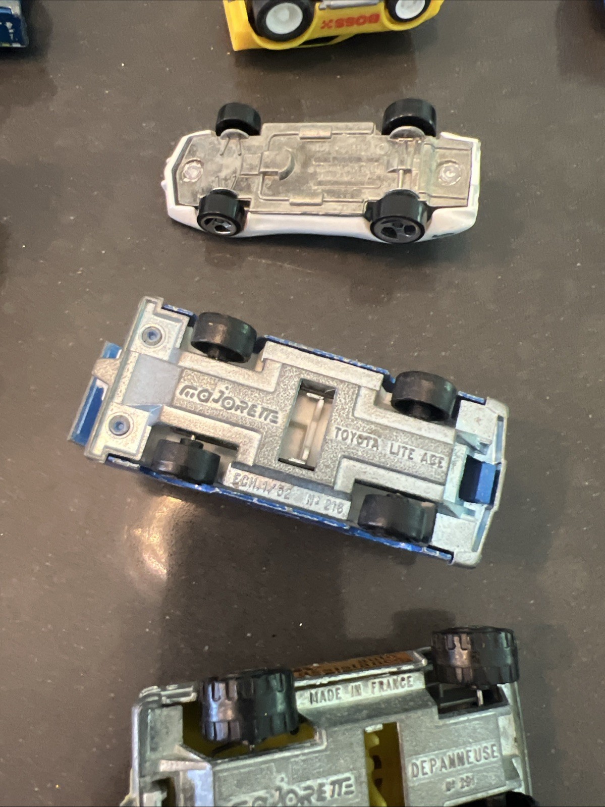 Lot Of 24 Diecast & Plastic Vintage Cars Trucks Mixed Brands See Description
