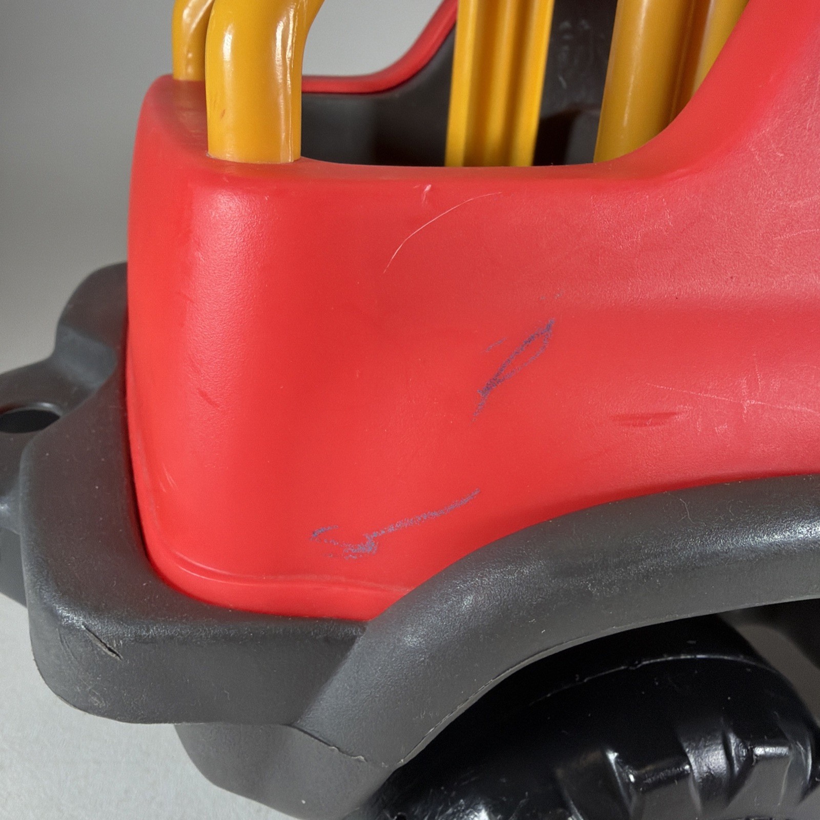 Little Tikes Rugged Riggz Red Orange Baja Monster Truck Car Push Along Toy 6694