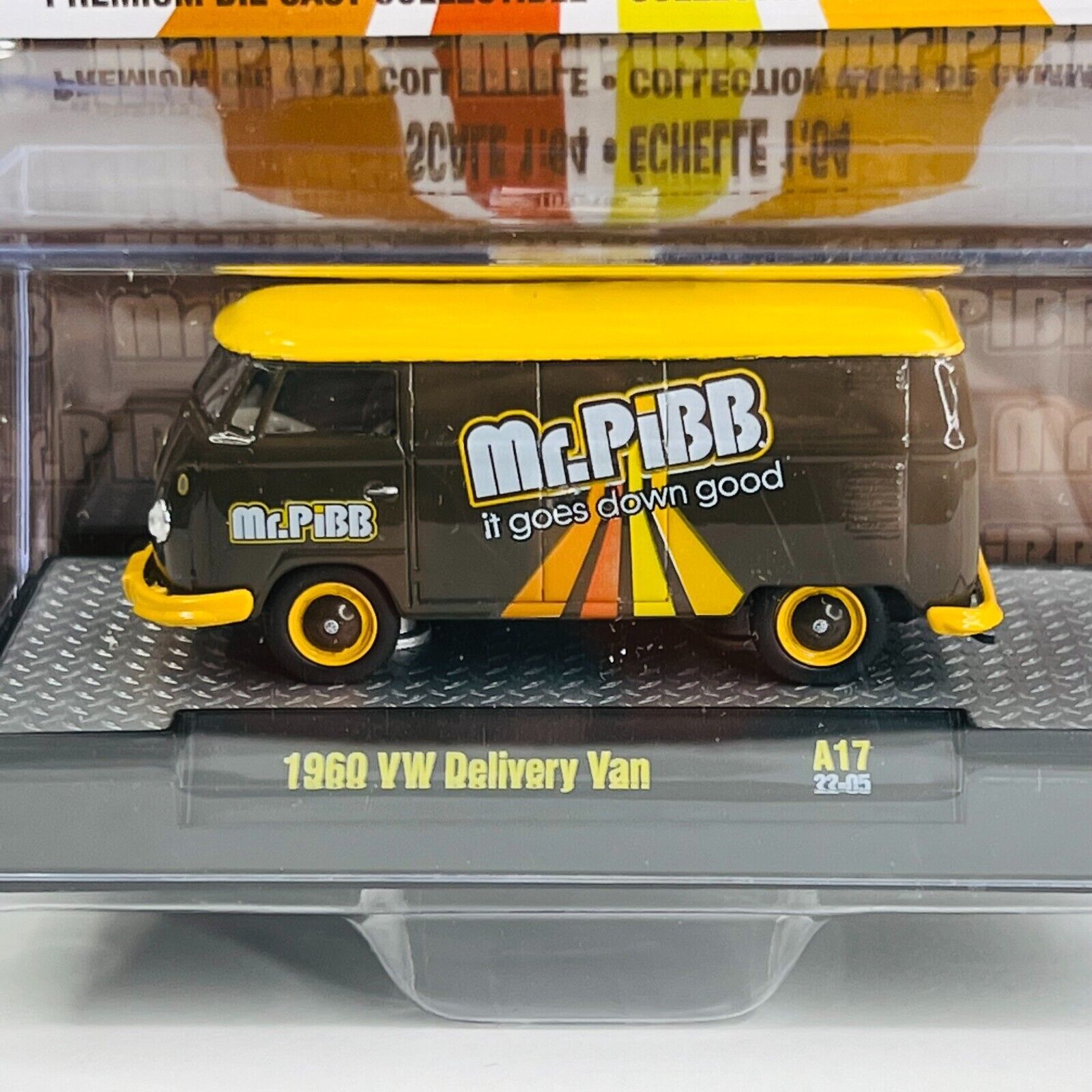 2022 M2 Machines 1:64 Mr. PiBB 1960 VW Delivery Van Model 52500-A17-P8
