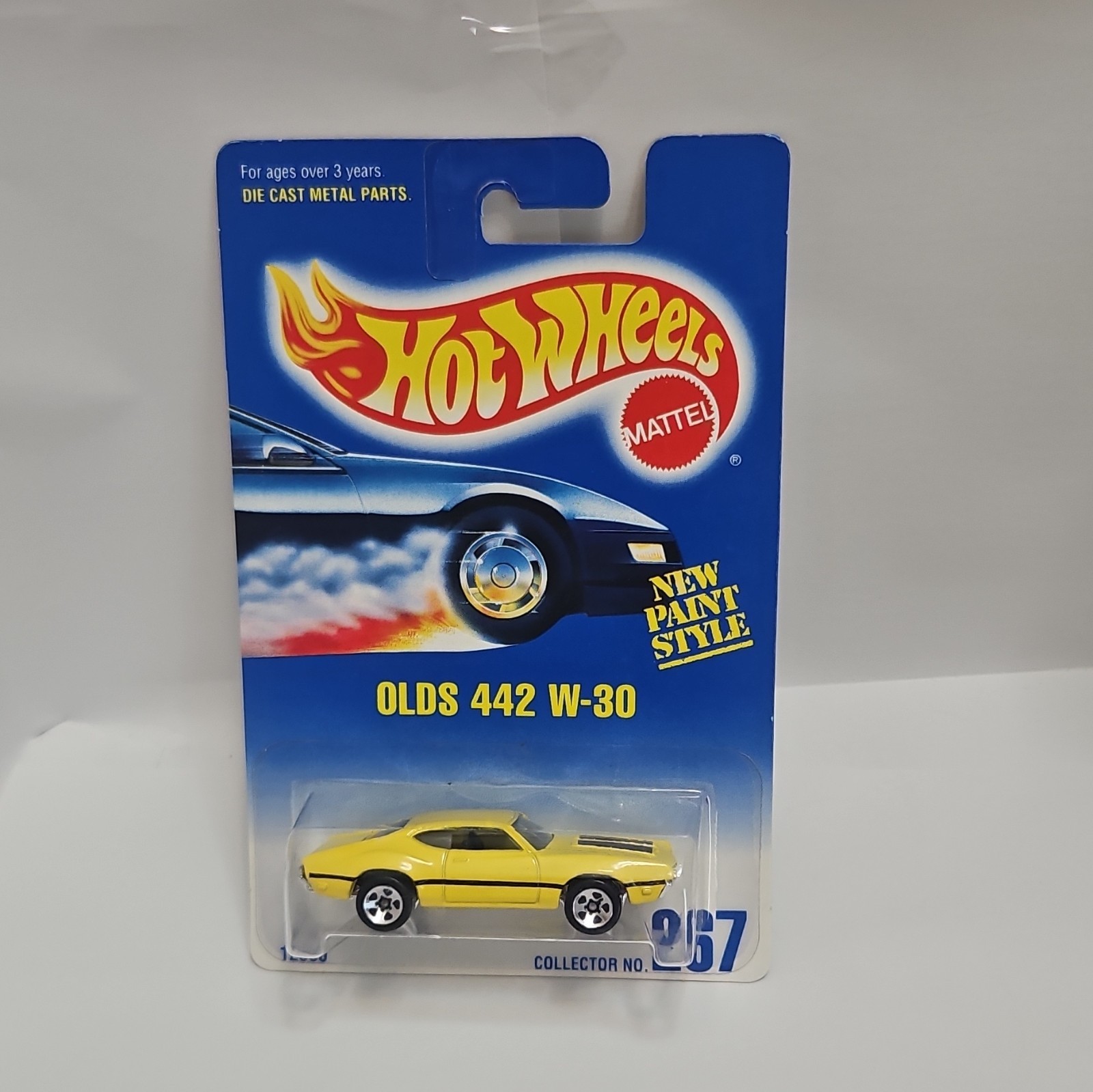 Hot Wheels Olds 442 W-30 Speed Fleet 1:64 Yellow Black Diecast 1991 Unopened
