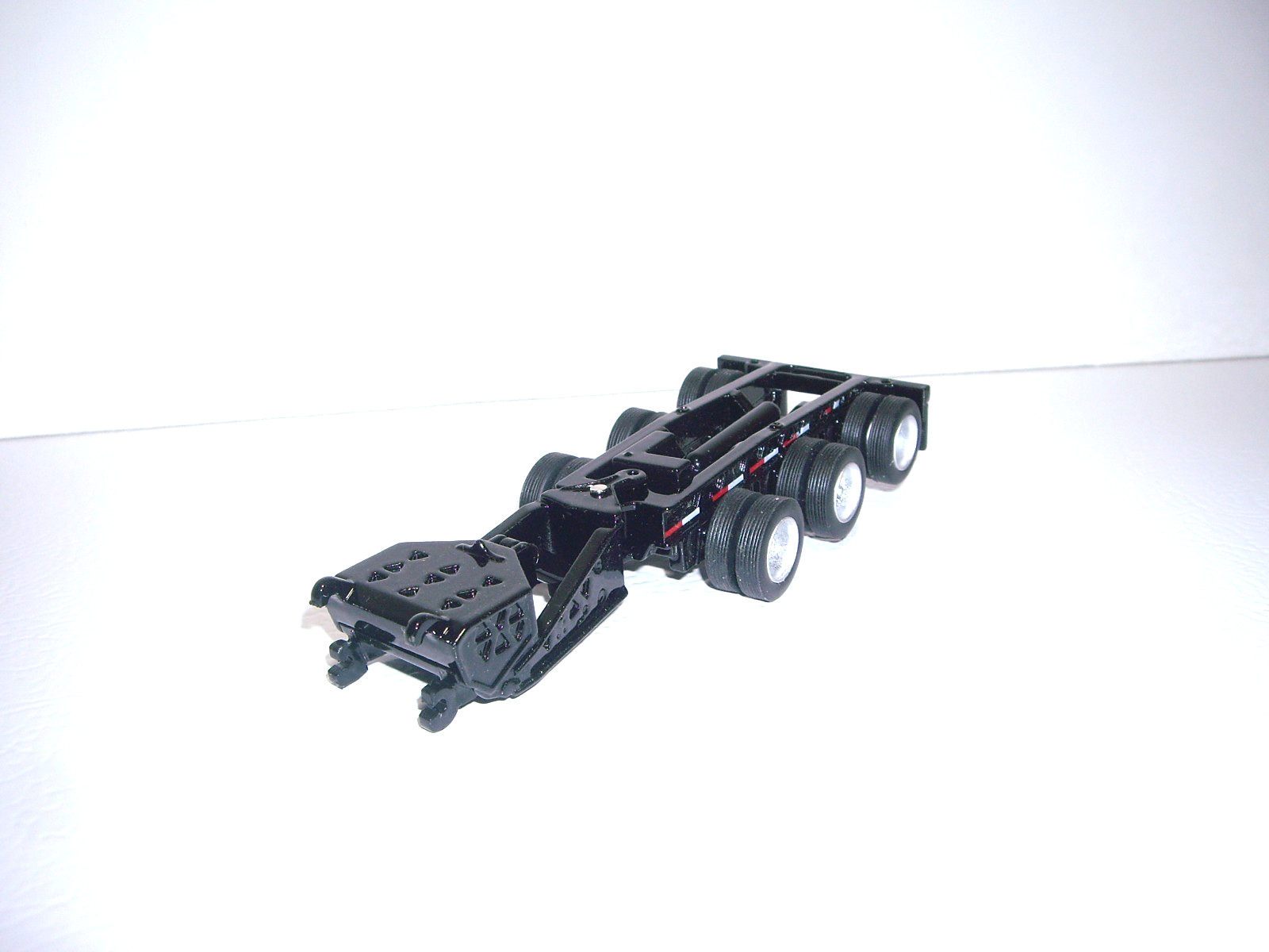 DIECAST MASTERS 1/64 BLACK TRAILKING TK170 LOWBOY JEEP BOOSTER SAME SCALE AS DCP