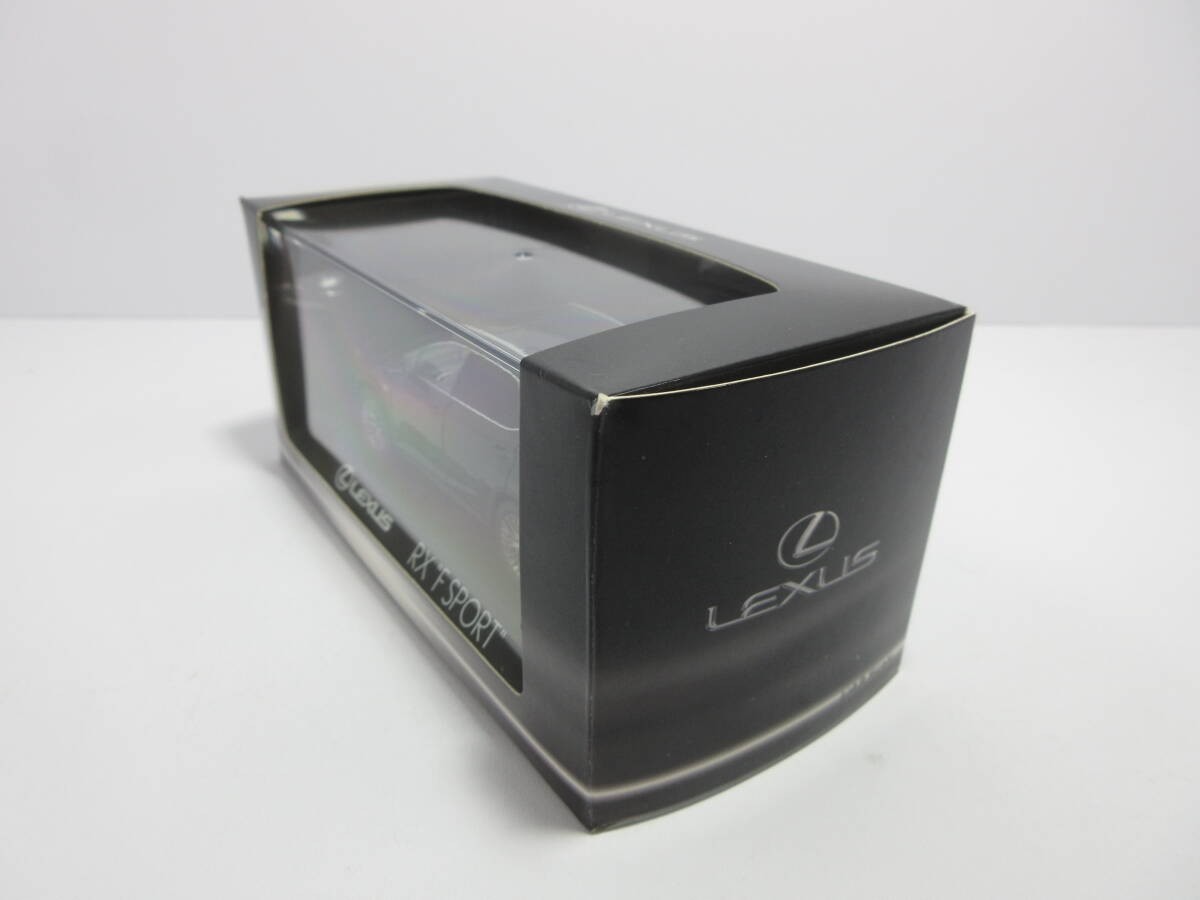 Mini car 1/43 Lexus RX F Sport LEXUS RX200t F SPORT graphite black glass flake