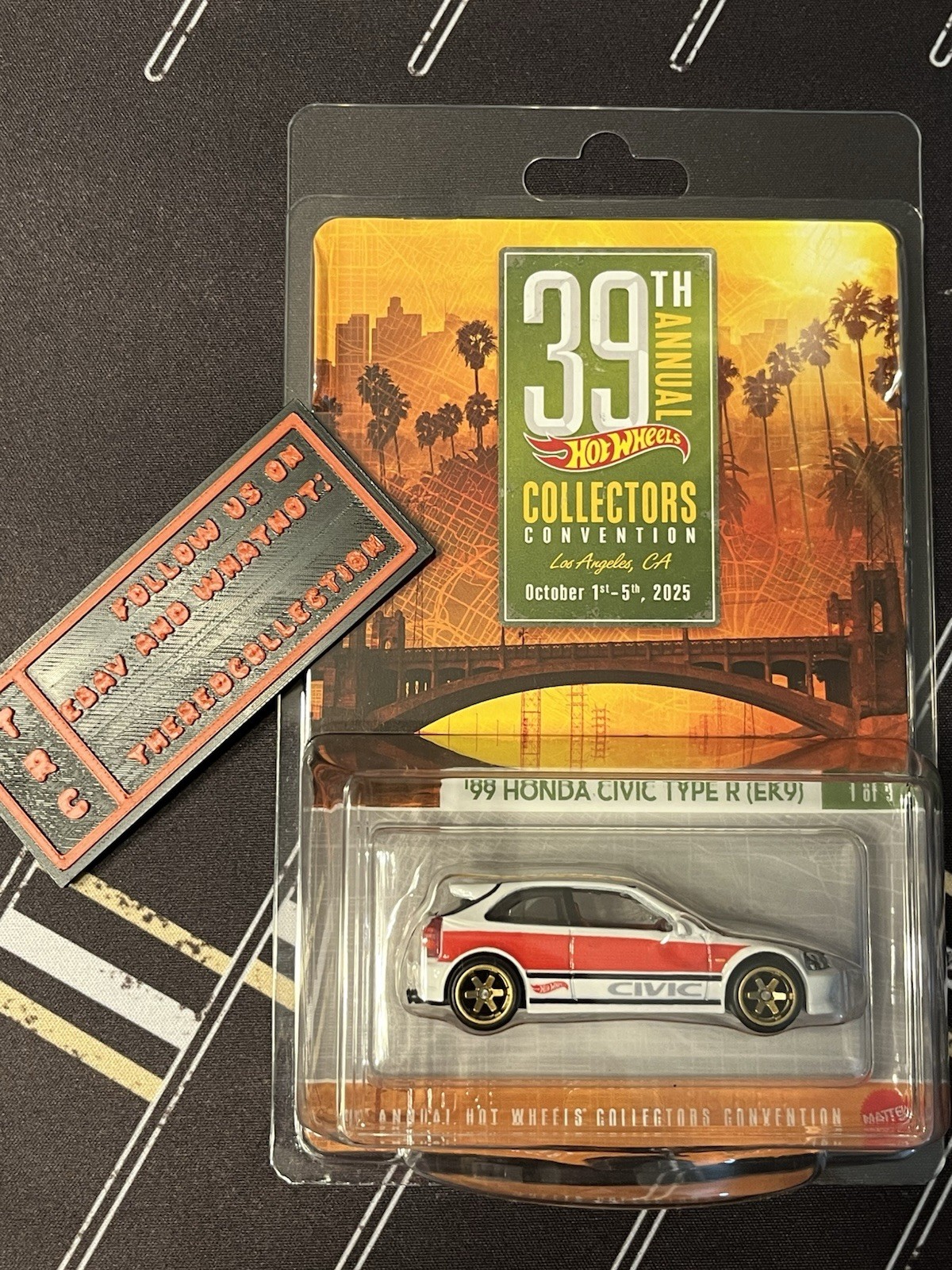 Hot Wheels 2025 Convention – 1999 Honda Civic Type R EK9 – 5571 of 6200