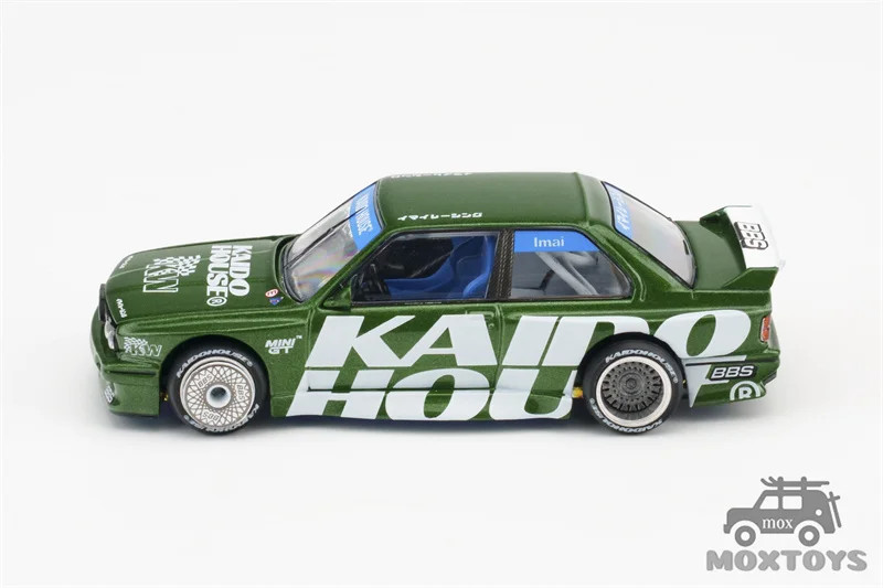 Kaido House x MINI GT 1:64 AE86 Sprinter Trueno ADVAN / M3 Green Model Car