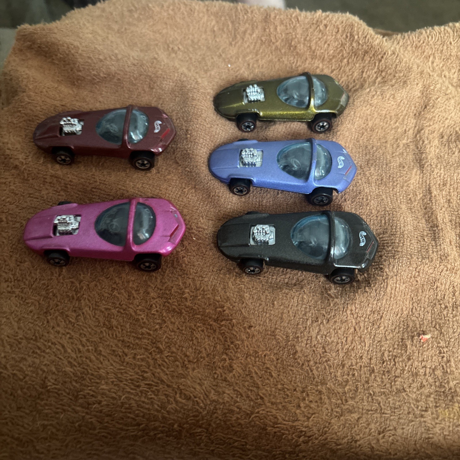 SET 5 LOOSE 1:64 HOT WHEELS 1992-93 25TH -VINTAGE COLLECTIONS SILHOUTTE’S