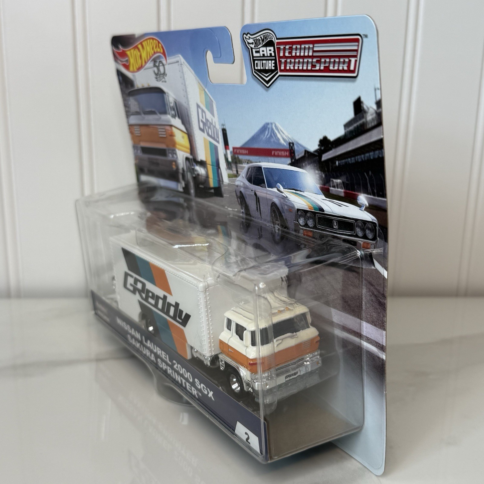 Hot Wheels Premium Team Transport Nissan Laurel 2000 SGX & Sakura Sprinter