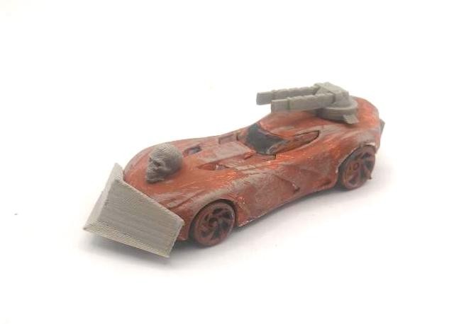 Custom Mad Max Zombie War Wasteland Road Warrior Truck 1/64 Hot Wheels Vehicle