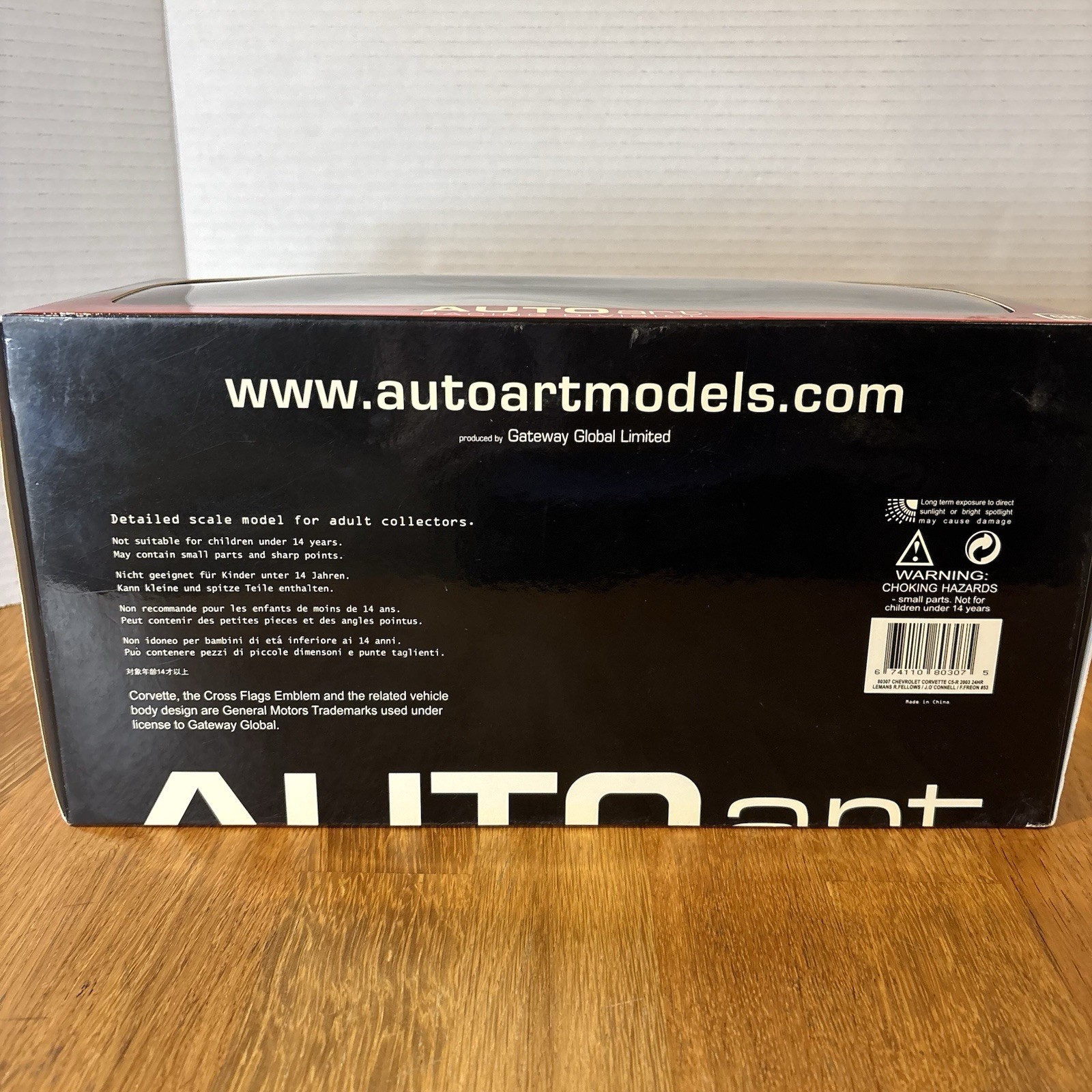 Auto Art Racing Division 1:18 Chevrolet Corvette C5-R 24Hrs Lemans 2003 – New