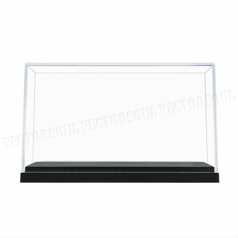 Small Clear UV Acrylic Plastic Display Box Case Dustproof Protection Toy Decor