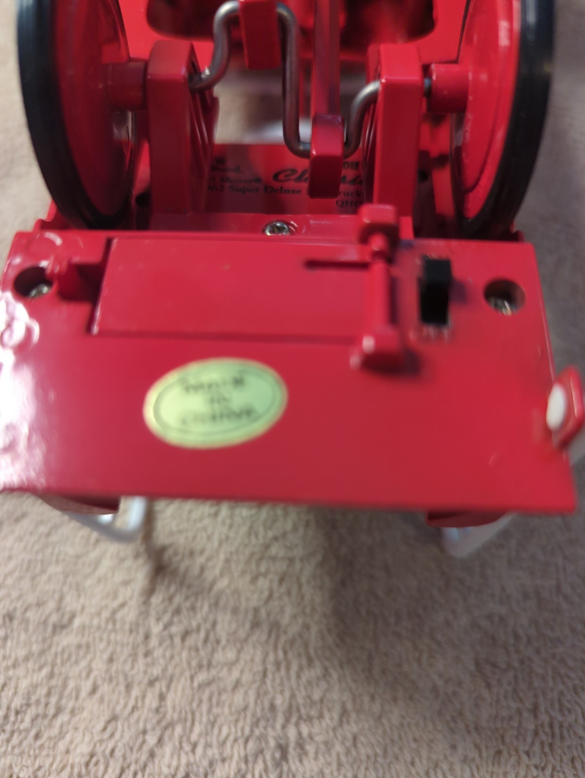Vintage 1995 Hallmark Kiddie Car Classics 1962 Murray Super Deluxe Fire Truck