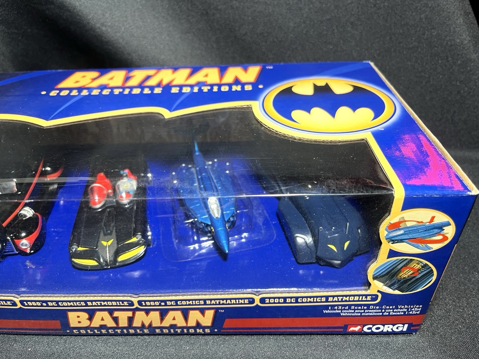 Corgi DC Comics Batman Collectible Editions Set of 4 1/43 Vehicles