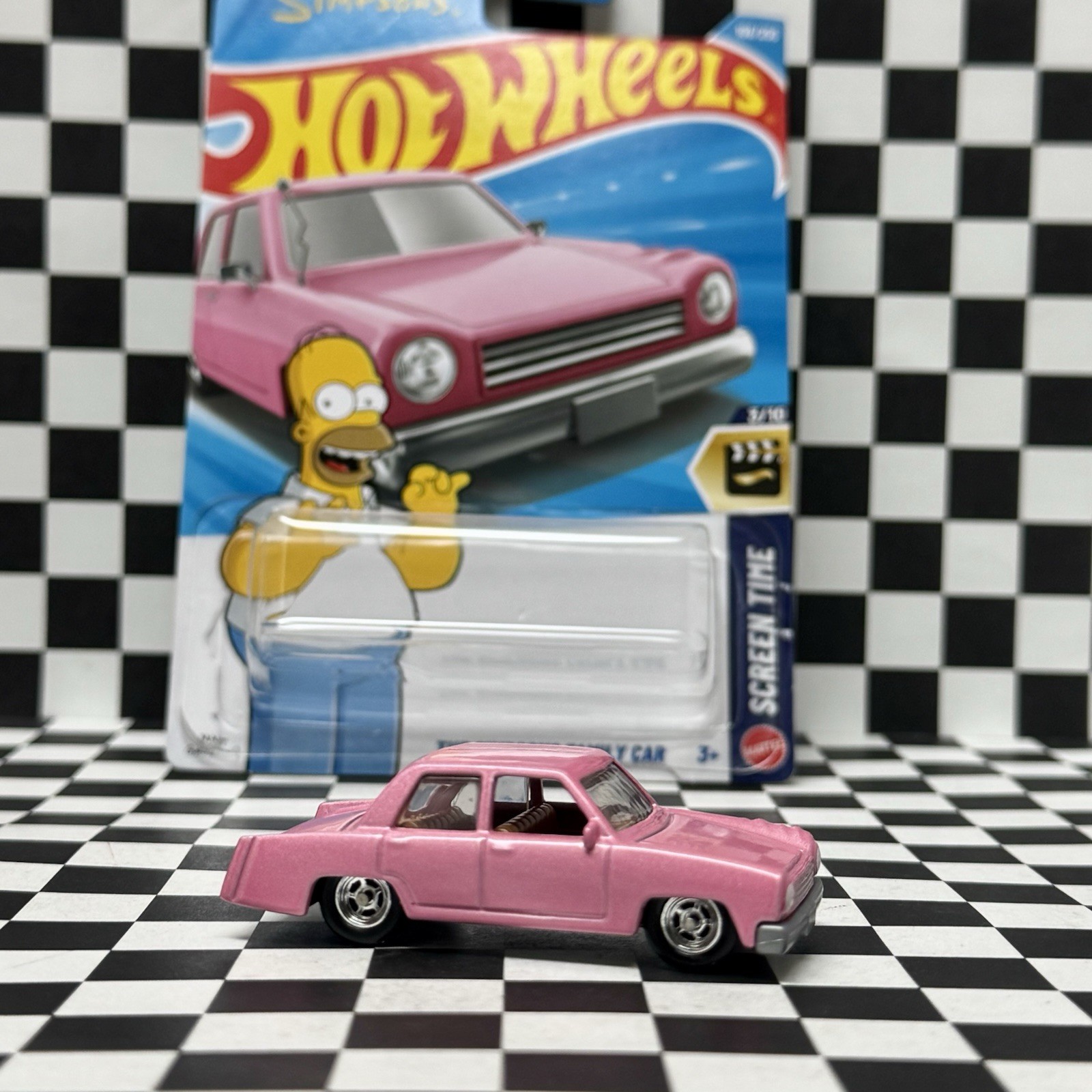 🍩 2026 Hot Wheels THE SIMPSONS FAMILY CAR Wheel Swap Real Riders – Custom 🛞🍩