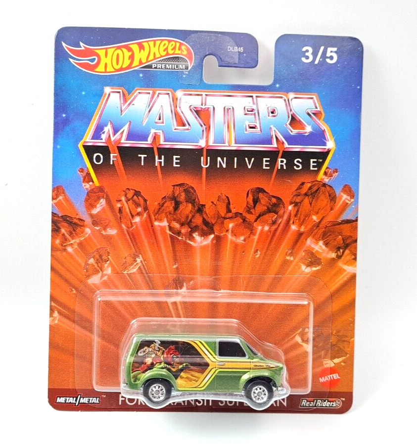HOT WHEELS PREMIUM 2022 POP CULTURE – MATTEL BRANDS – FORD Transit SUPERVAN 3/5