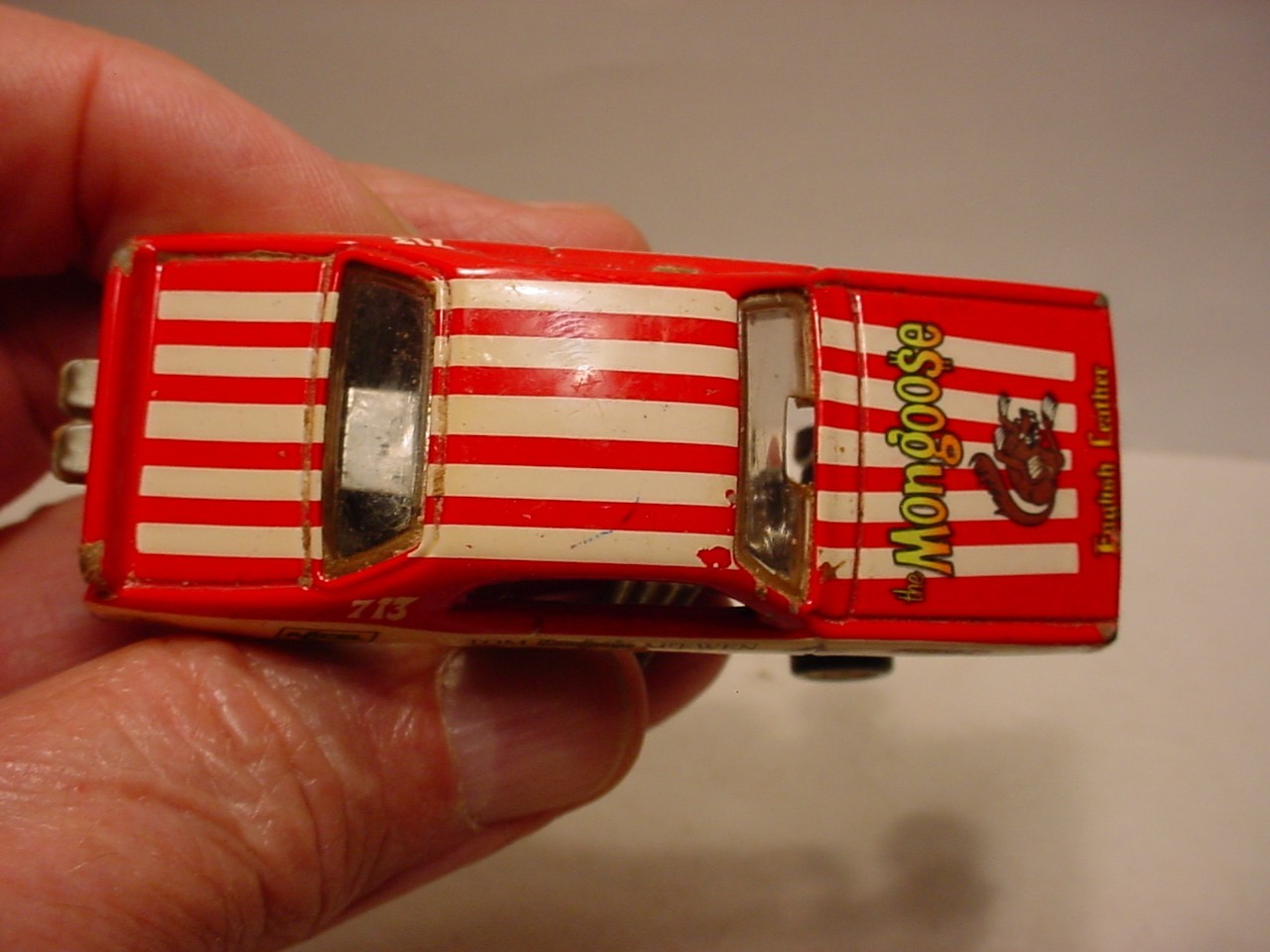 vintage Hot Wheels Drag Strip Plymouth Duster Mongoose funny car dragster