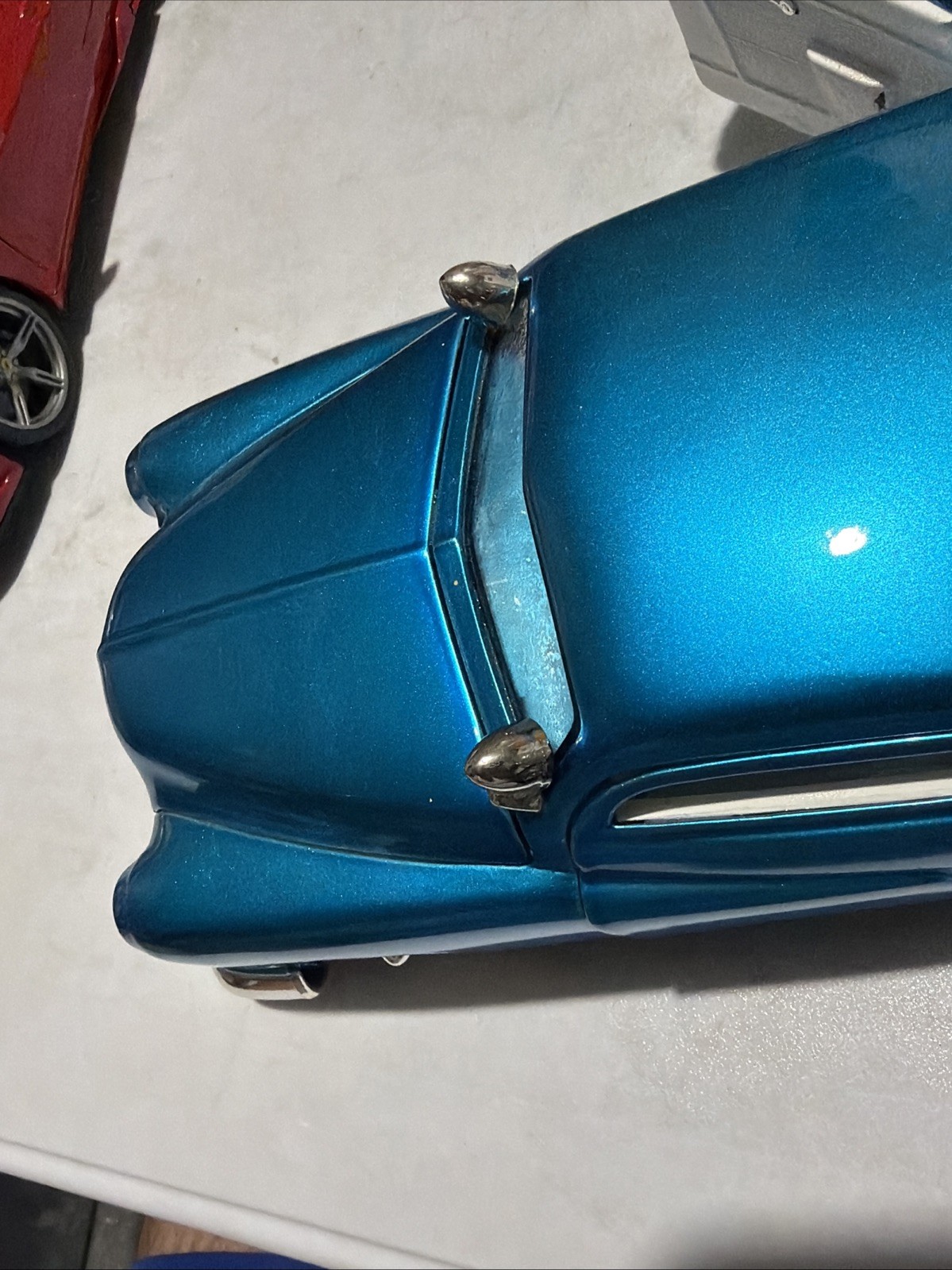 RARE Jada Toys Kustom Kings – 1951 Mercury Hard Top w/ Guitar 1/18 Scale Blue