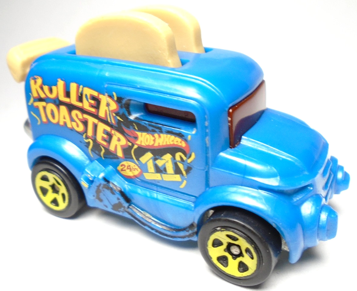 2016 HOT WHEELS LEGENDS OF SPEED ROLLER TOASTER 11 BLUE 1:64 DIECAST 2 1/2″ CAR