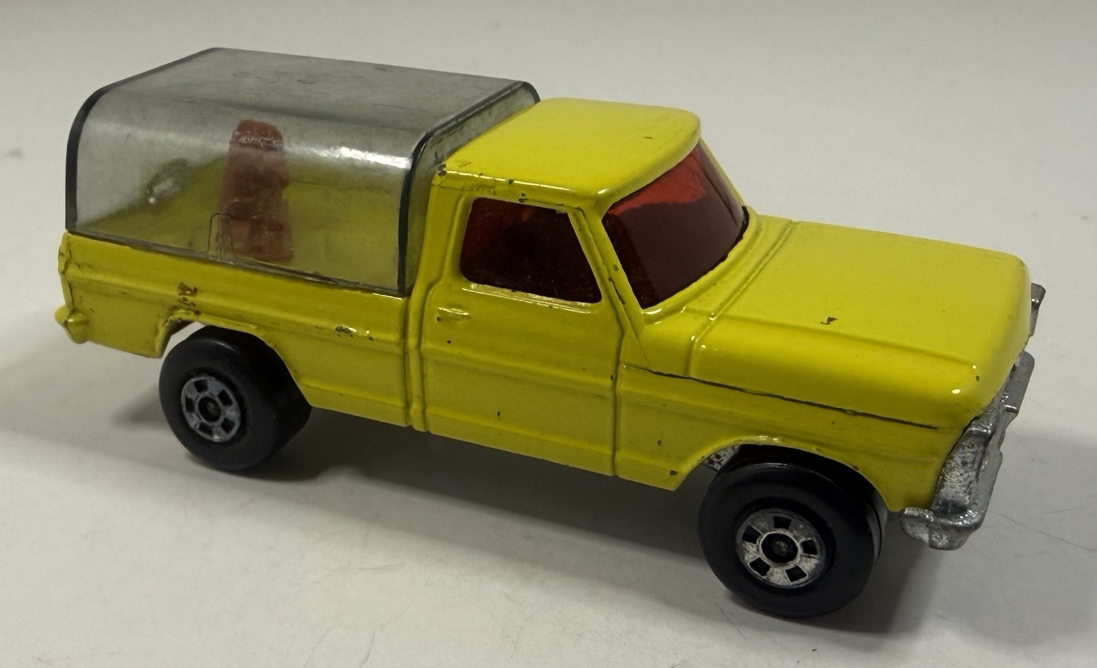 Lesney Matchbox 1973 Superfast No. 57 Wild Life Truck 1:64 Yellow Rolamatics