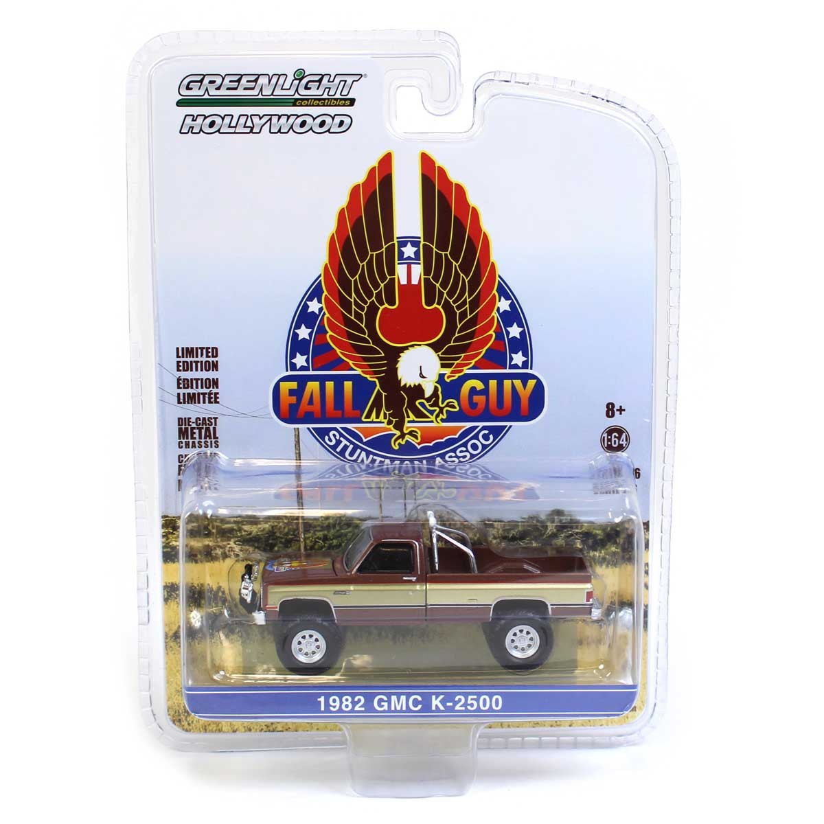 1/64 1982 GMC K-2500 Truck, Fall Guy Stuntman Assoc, Hollywood Series 26 44860-F
