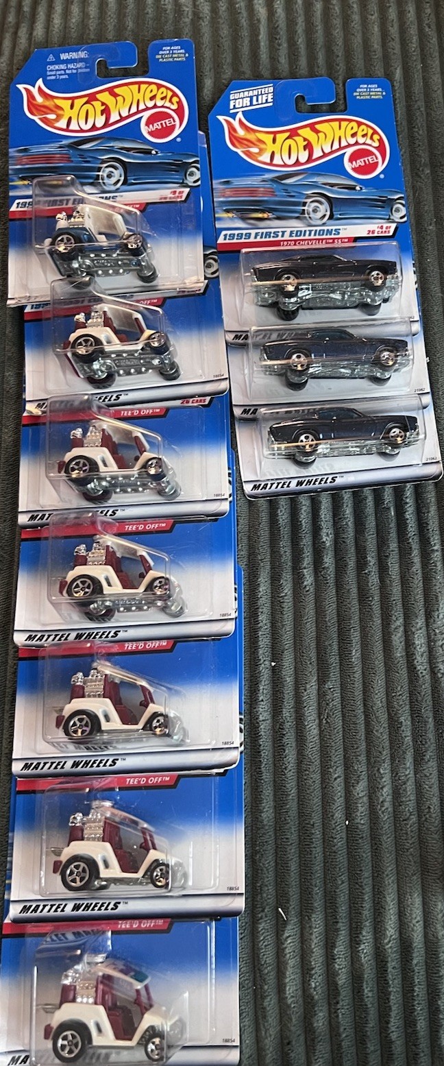 Hot Wheels Lot #1 of 50 Diecast Cars Mixed Collection New On Original Cards.