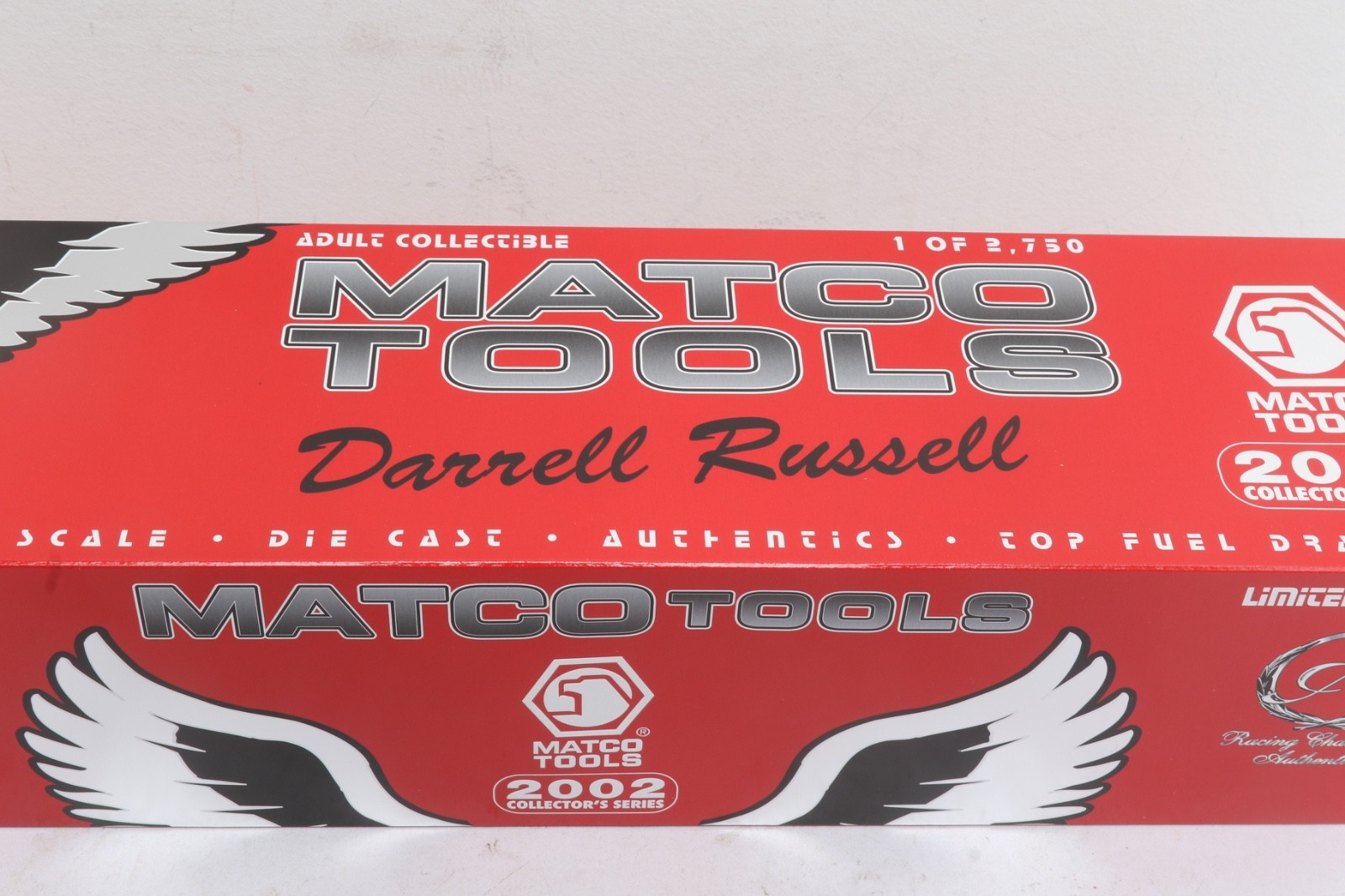 2002 MATCO TOOLS DARRELL RUSSELL 1:24 DIE CAST METAL NHRA DRAGSTER JA2422R
