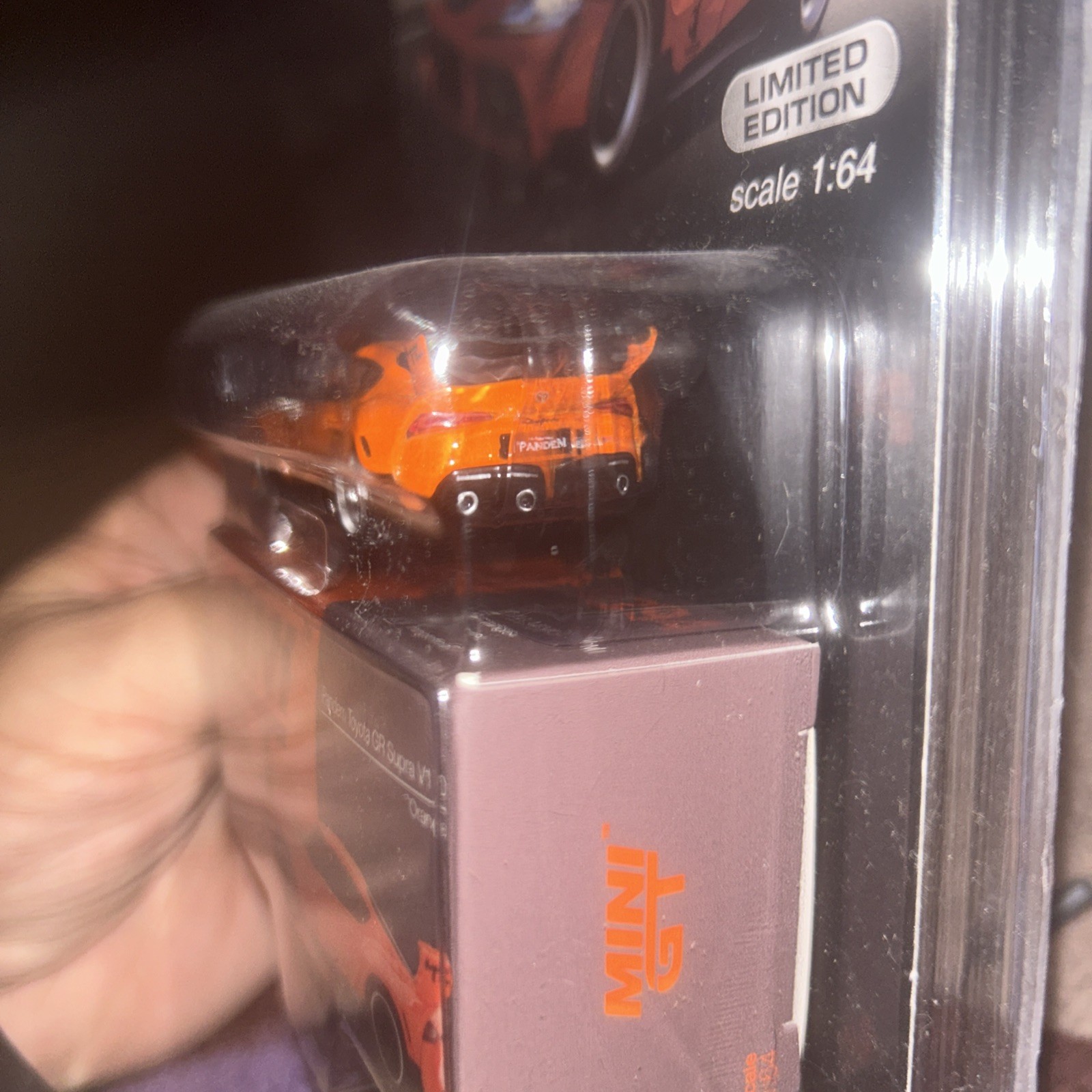 Mini GT Pandem Toyota GR Supra V1.0 Limited 294 Orange New Sealed