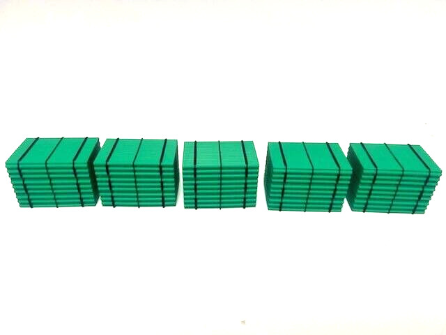 5 DCP / FIRST GEAR 1/64 SCALE RESIN PIPE LOADS GREEN (HO train loads)